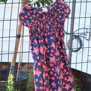 Hanna Andersson Fourth Of July Dress Stars Red White Blue